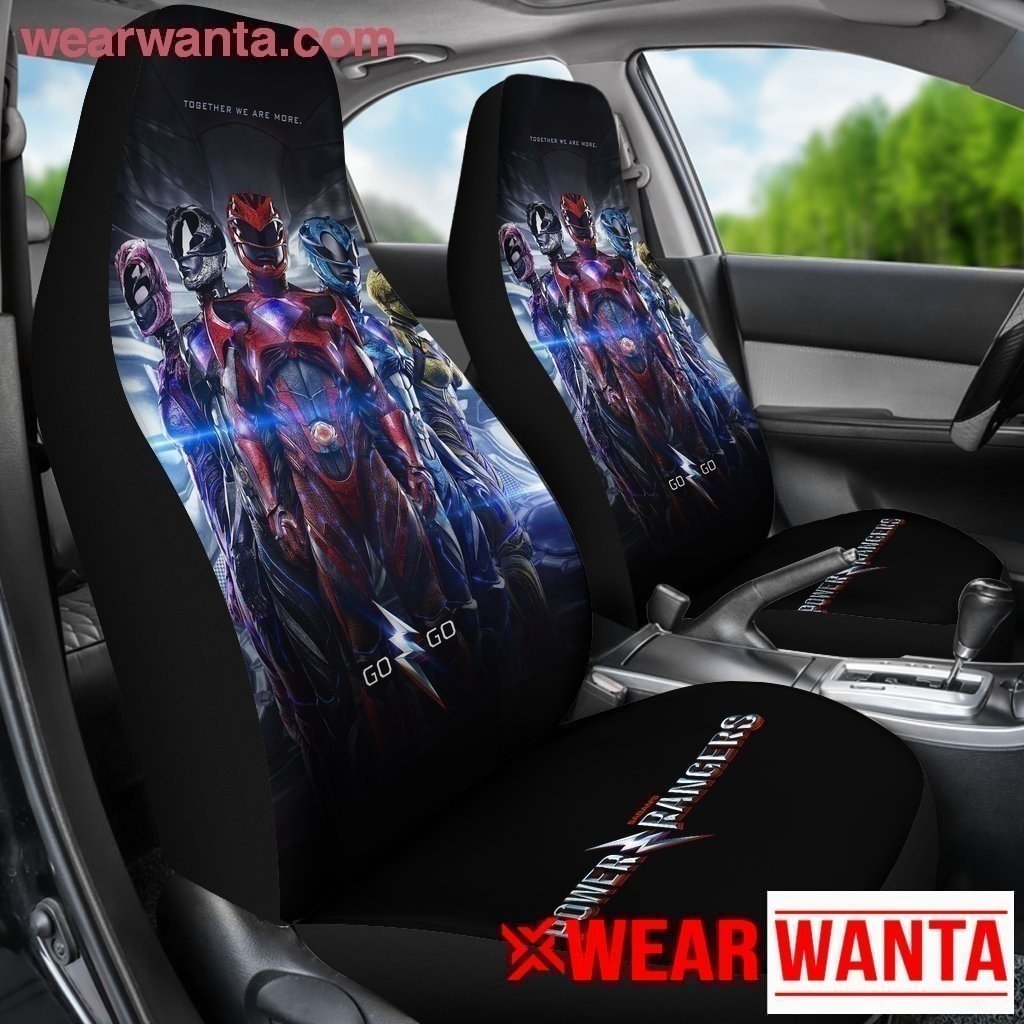 Together We Are More Saban's Go Go Power Rangers Car Seat Covers MN04-Gear Wanta