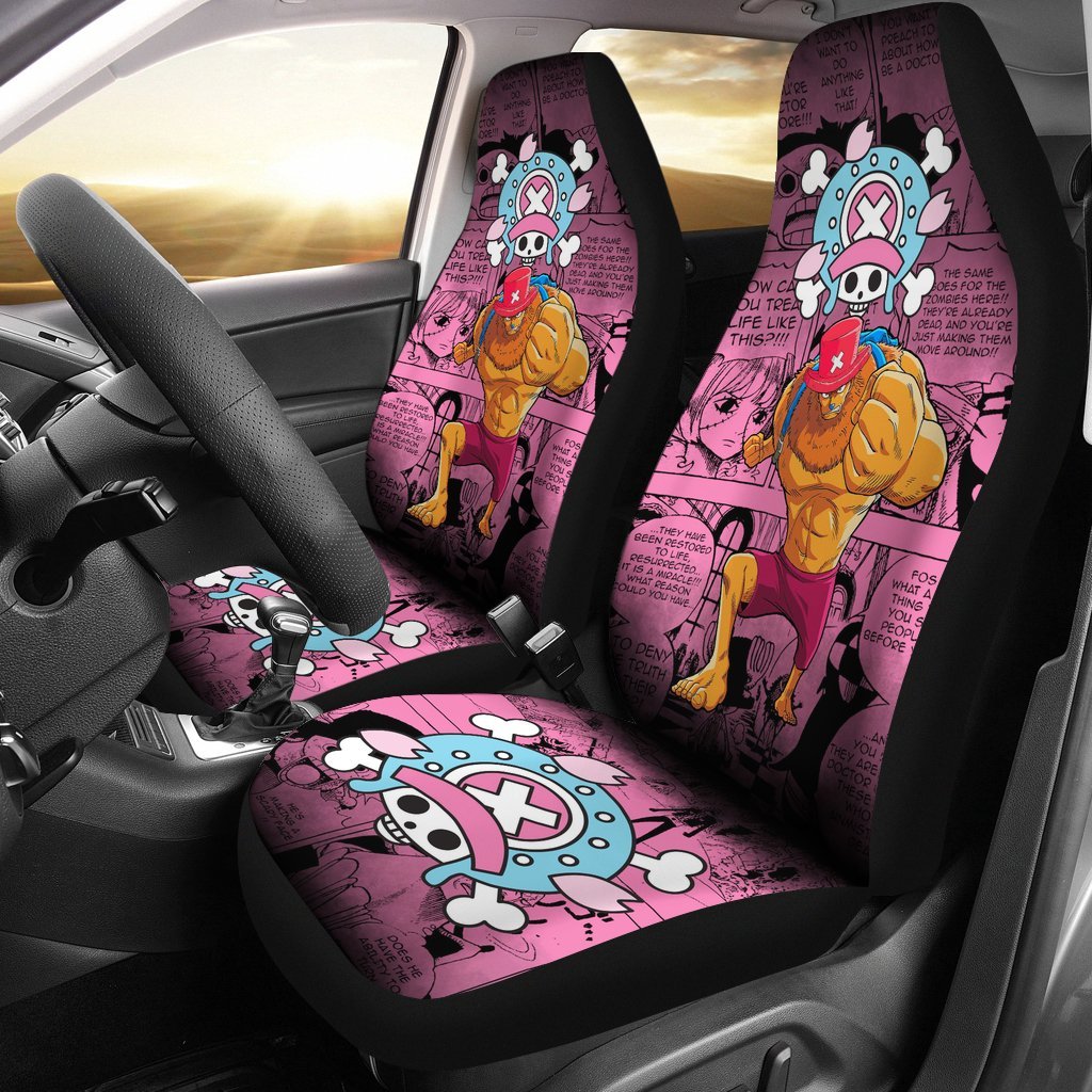 Tony Tony Chopper Cotton Candy Lover One Piece Car Seat Covers Anime Mixed Manga Cute-Gear Wanta