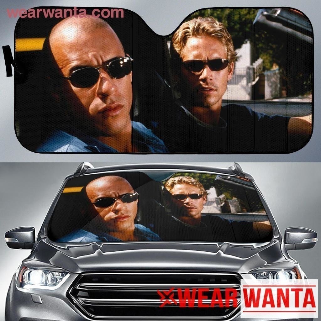 Toretto & Brian Fast Furious Fan Car Sun Shade-Gear Wanta