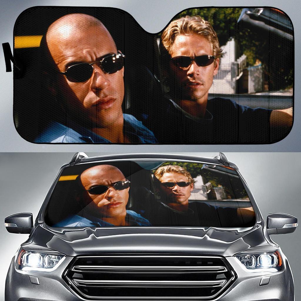 Toretto & Brian Fast Furious Fan Car Sun Shade-Gear Wanta