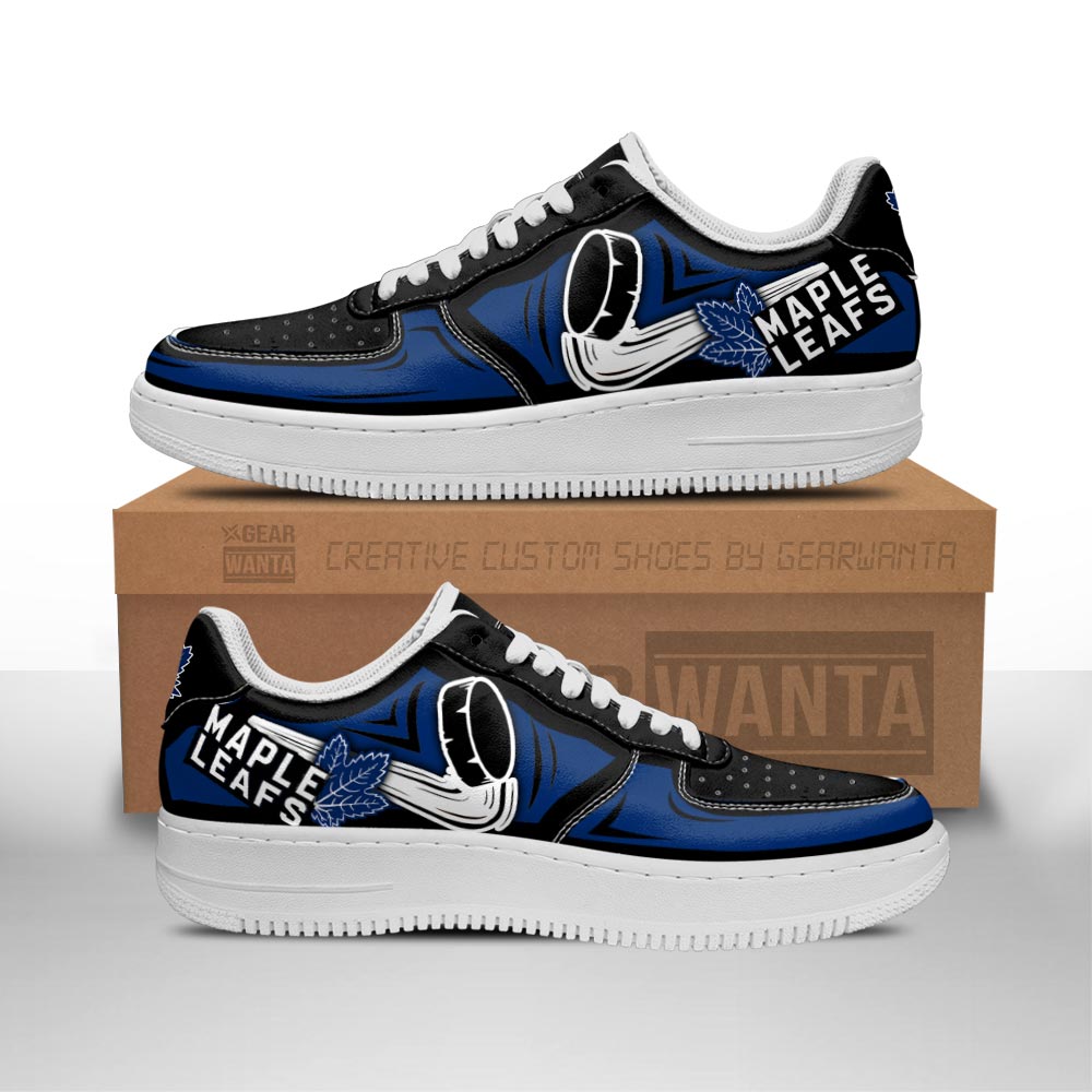 Toronto Maple Leafs Air Sneakers Custom For Fans-Gear Wanta