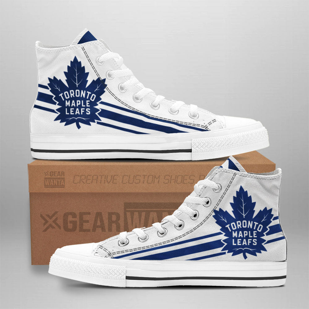 Toronto Maple Leafs Custom Sneakers For Fans-Gear Wanta