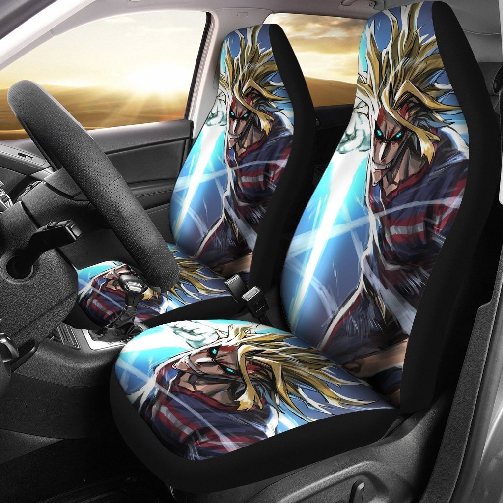 Toshinori Yagi Hero Car Seat Covers MHA Anime Car Accessories-Gear Wanta