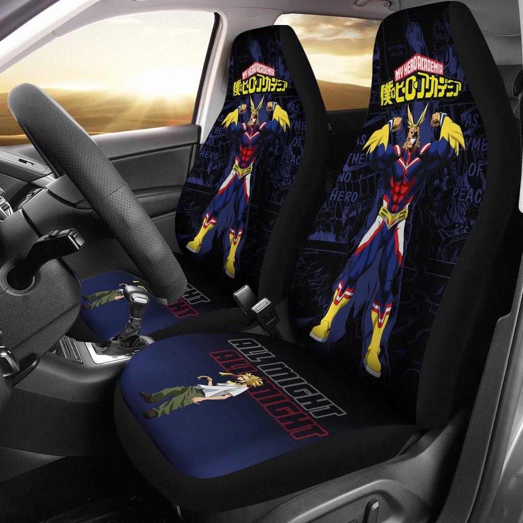 Toshinori Yagi My Hero Academia Car Seat Covers Anime Mixed Manga-Gear Wanta