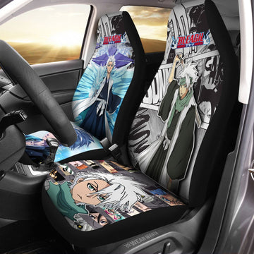 Toshiro Hitsugaya Bankai Car Seat Covers Custom Anime Bleach Car Accessories-Gear Wanta