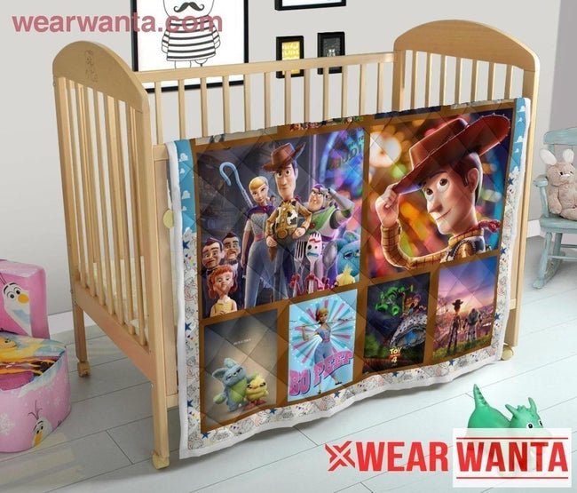 Toy Story 4 Quilt Blanket Custom-Gear Wanta