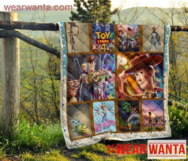 Toy Story 4 Quilt Blanket Custom-Gear Wanta