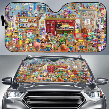 Toy Story All Characters Car Sun Shade-Gear Wanta