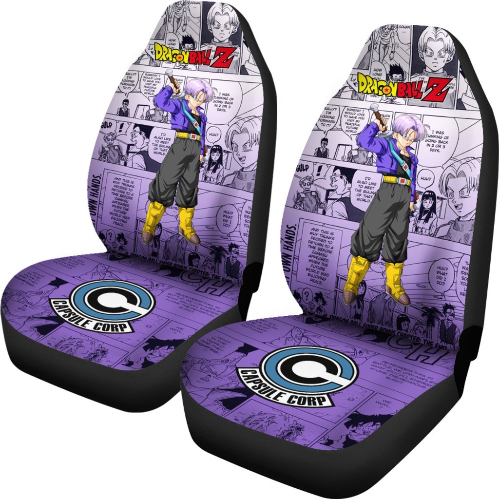 Trunks Characters Dragon Ball Z Car Seat Covers Manga Mixed Anime-Gear Wanta