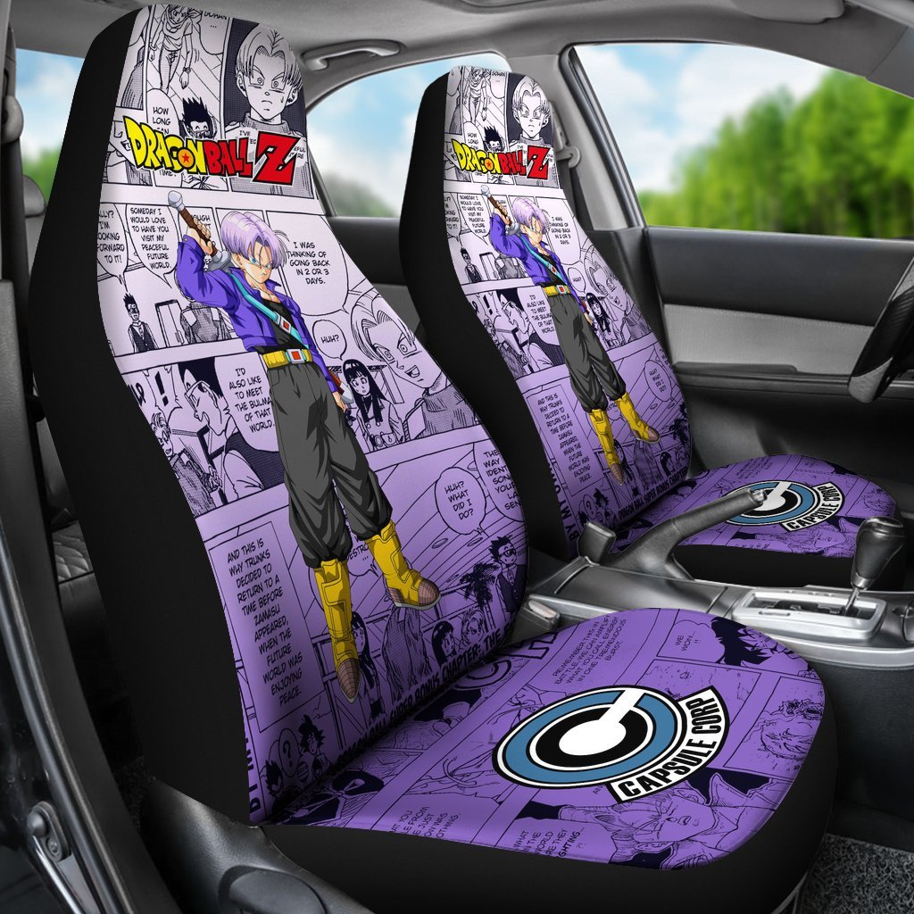 Trunks Characters Dragon Ball Z Car Seat Covers Manga Mixed Anime-Gear Wanta