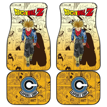 Trunks Saiyan Dragon Ball Z Car Floor Mats Manga Mixed Anime-Gear Wanta