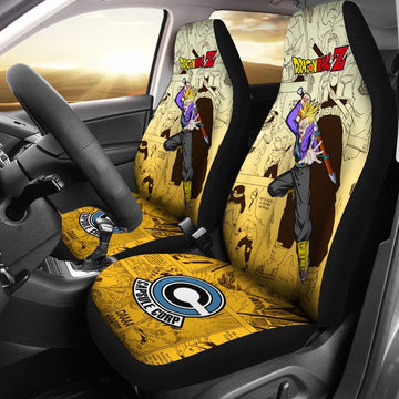 Trunks Saiyan Dragon Ball Z Car Seat Covers Manga Mixed Anime Cool-Gear Wanta