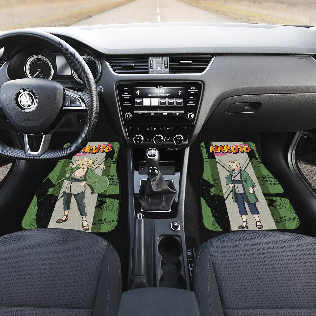 Tsunade Car Floor Mats NRT Anime Car Accessories Idea-Gear Wanta