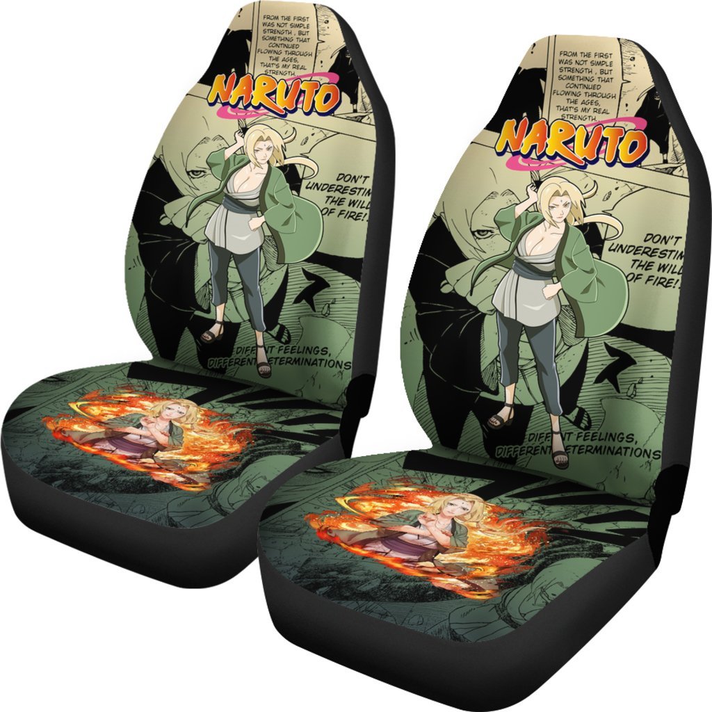 Tsunade NRT Car Seat Covers Custom Anime Car Accessories-Gear Wanta