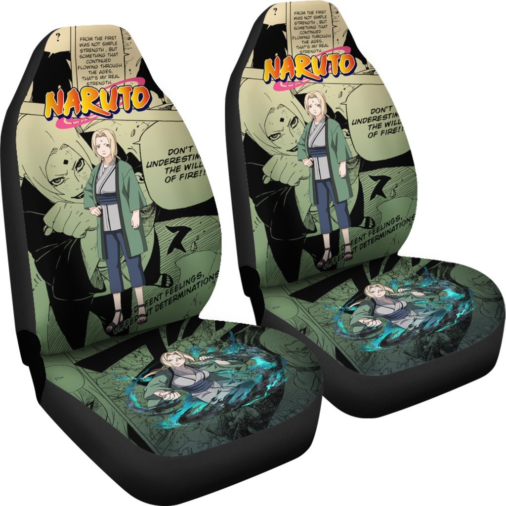 Tsunade NRT Car Seat Covers Gift For Best Fan Anime-Gear Wanta