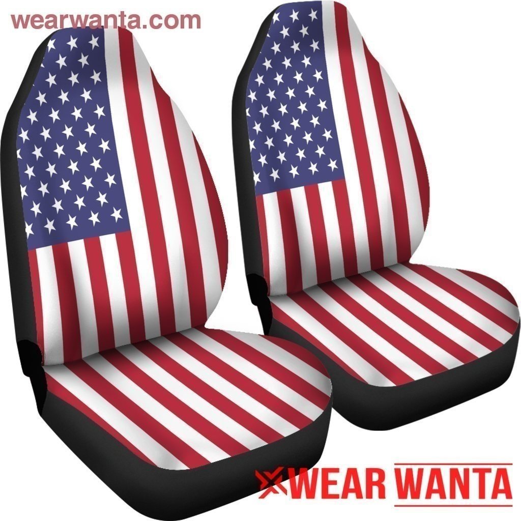 USA Flag Car Seat Covers Patriot Gift Idea-Gear Wanta