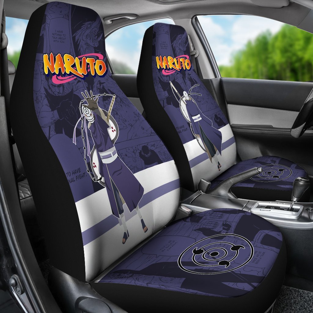 Uchiha Obito Car Seat Covers NRT Anime Car Accessories-Gear Wanta