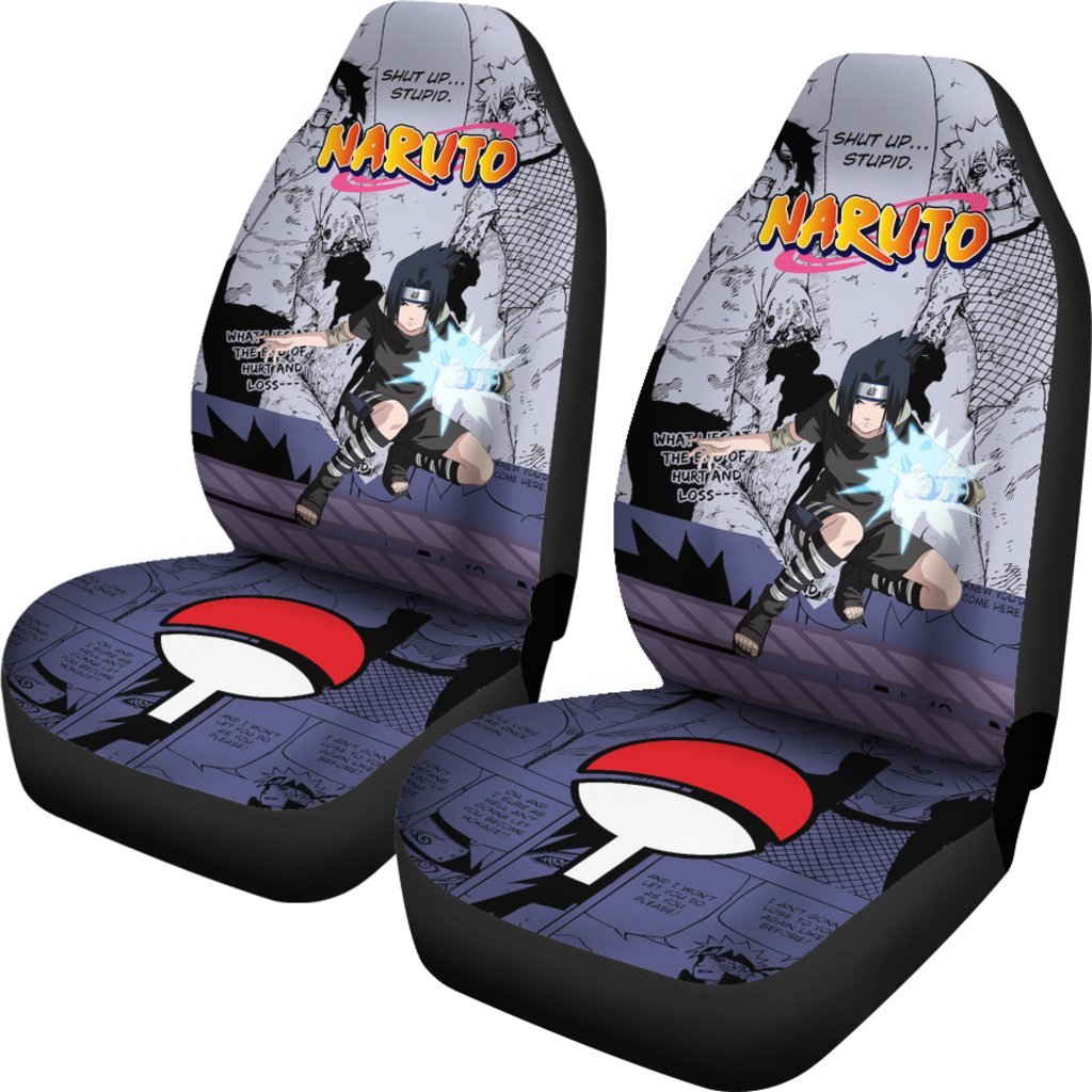 Uchiha Sasuke Car Seat Cover Fighting NRT Anime Fan-Gear Wanta