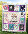 Unicornaholic Unicorn Lover Quilt Blanket-Gear Wanta