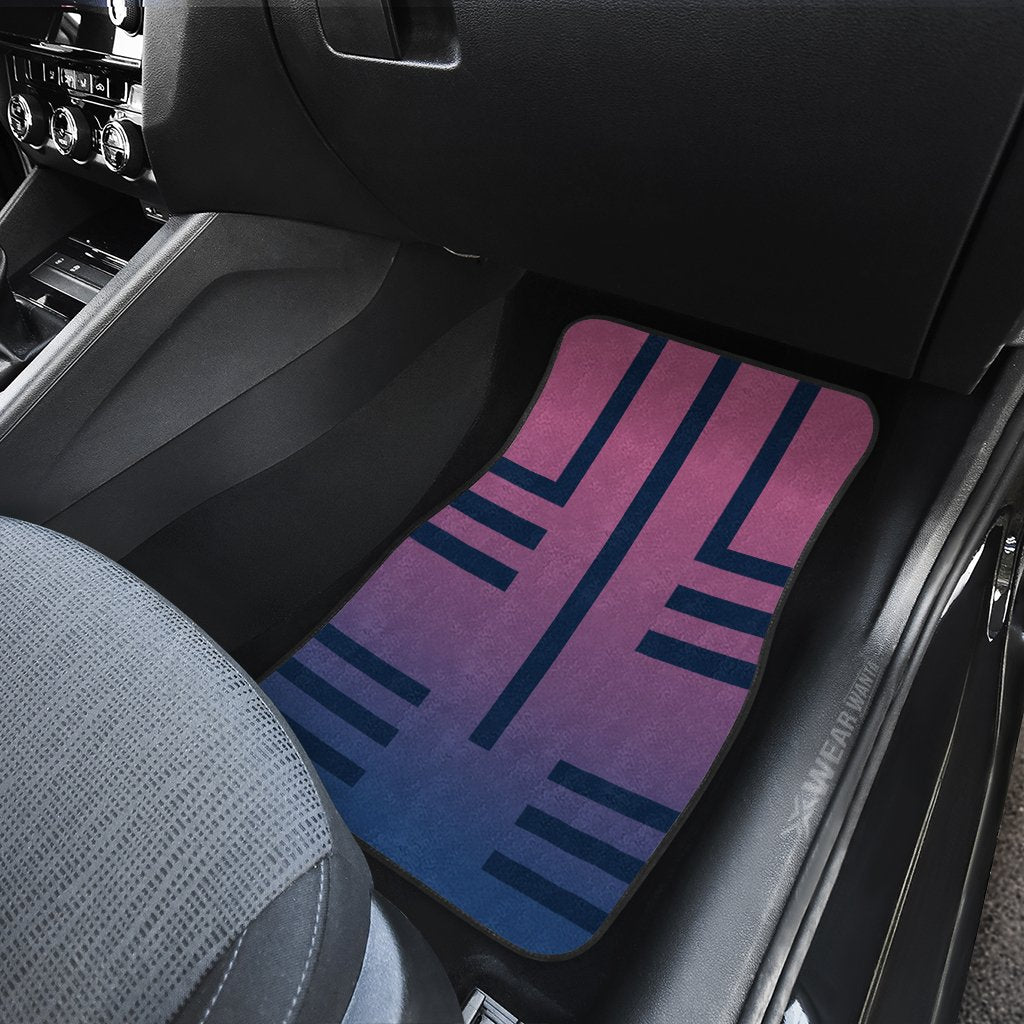 Uniform Akaza Car Floor Mats Custom Demon Slayer Anime Car Accessories Anime Gifts-Gear Wanta