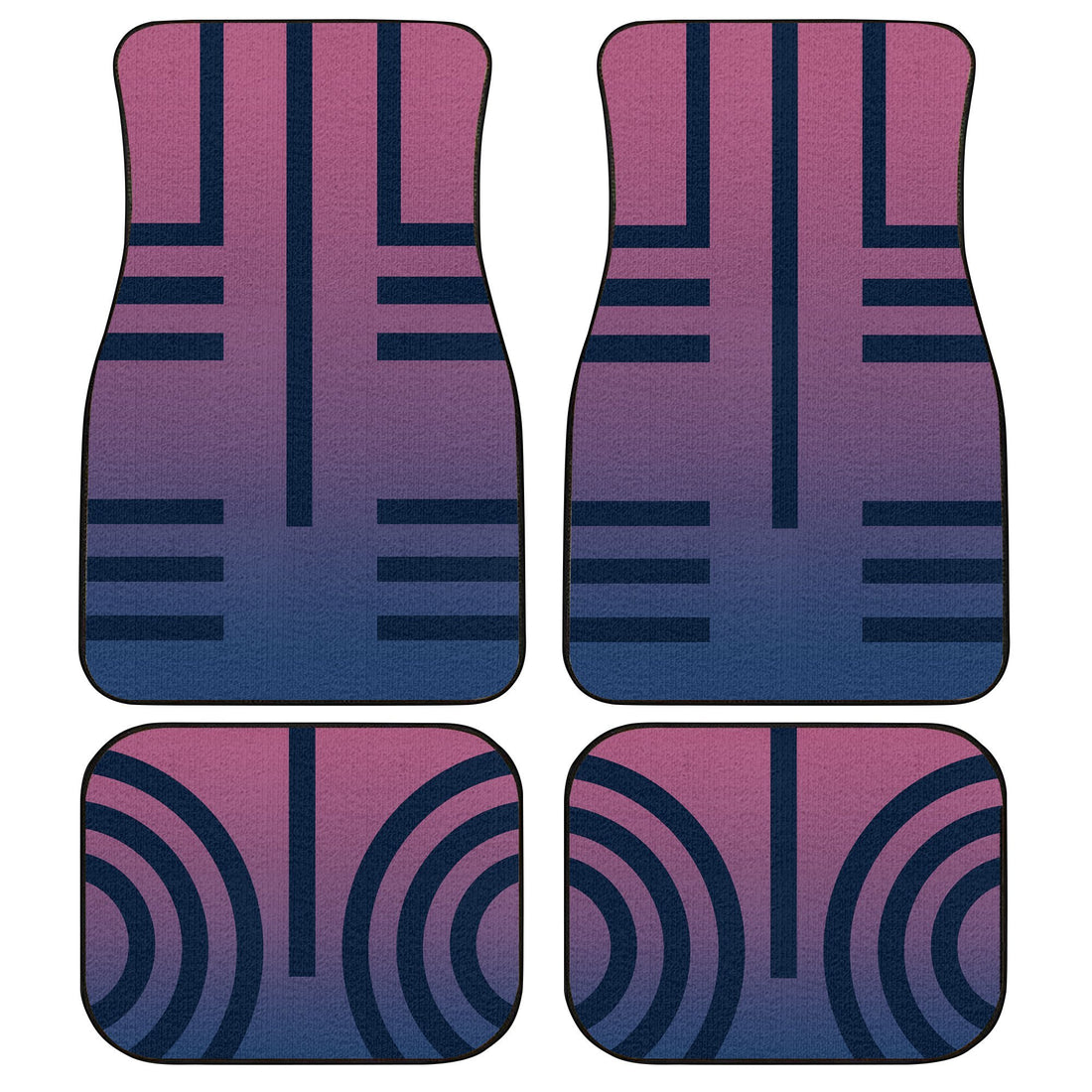 Uniform Akaza Car Floor Mats Custom Demon Slayer Anime Car Accessories Anime Gifts-Gear Wanta