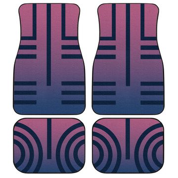 Uniform Akaza Car Floor Mats Custom Demon Slayer Anime Car Accessories Anime Gifts-Gear Wanta