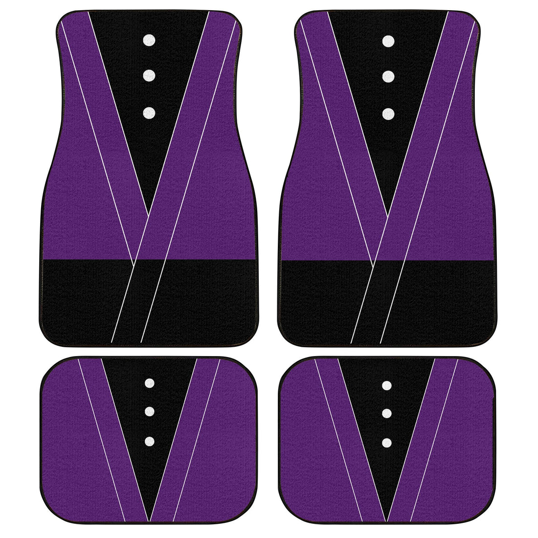 Uniform Genya Shinazugawa Car Floor Mats Custom Demon Slayer Anime Car Accessories Anime Gifts-Gear Wanta