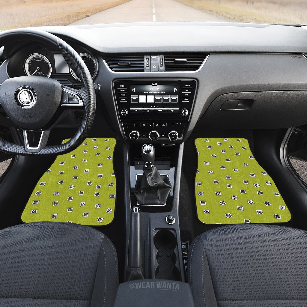 Uniform Gyomei Himejima Car Floor Mats Custom Demon Slayer Anime Car Accessories Anime Gifts-Gear Wanta