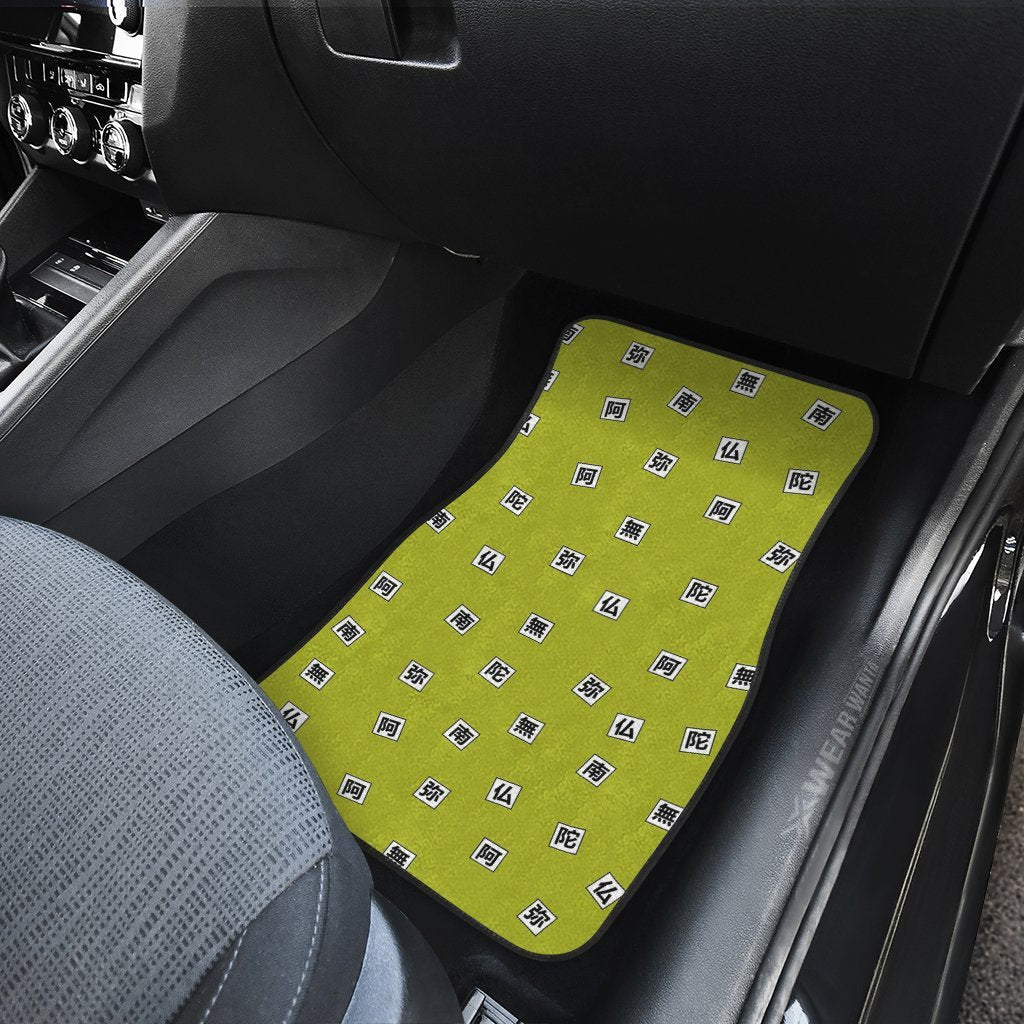 Uniform Gyomei Himejima Car Floor Mats Custom Demon Slayer Anime Car Accessories Anime Gifts-Gear Wanta