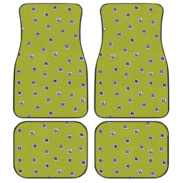 Uniform Gyomei Himejima Car Floor Mats Custom Demon Slayer Anime Car Accessories Anime Gifts-Gear Wanta