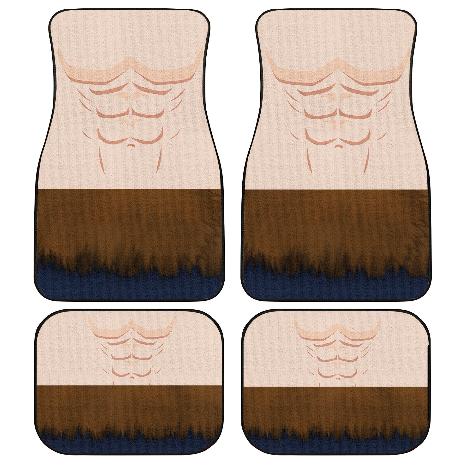 Uniform Inosuke Car Floor Mats Custom Demon Slayer Anime Car Accessories Anime Gifts-Gear Wanta