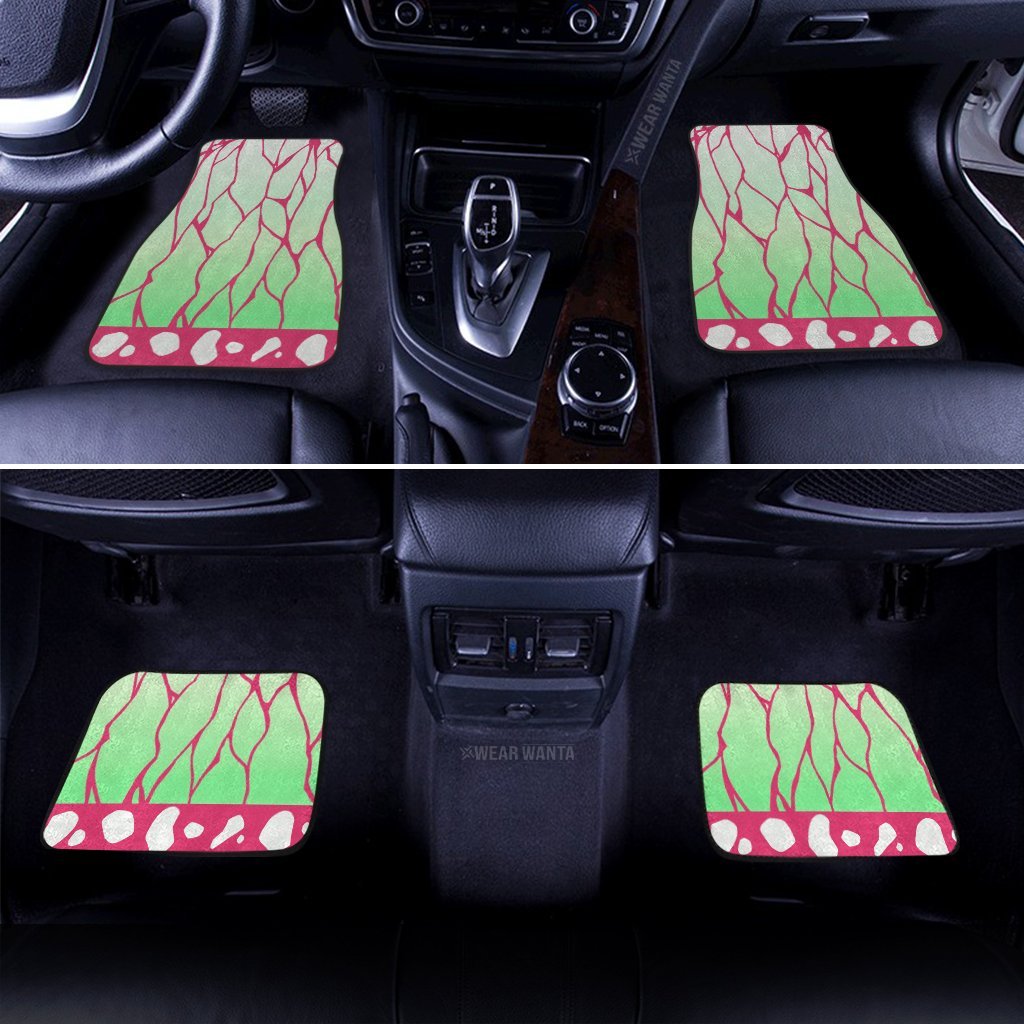 Uniform Kanao Tsuyuri Car Floor Mats Custom Demon Slayer Anime Car Accessories Anime Gifts-Gear Wanta