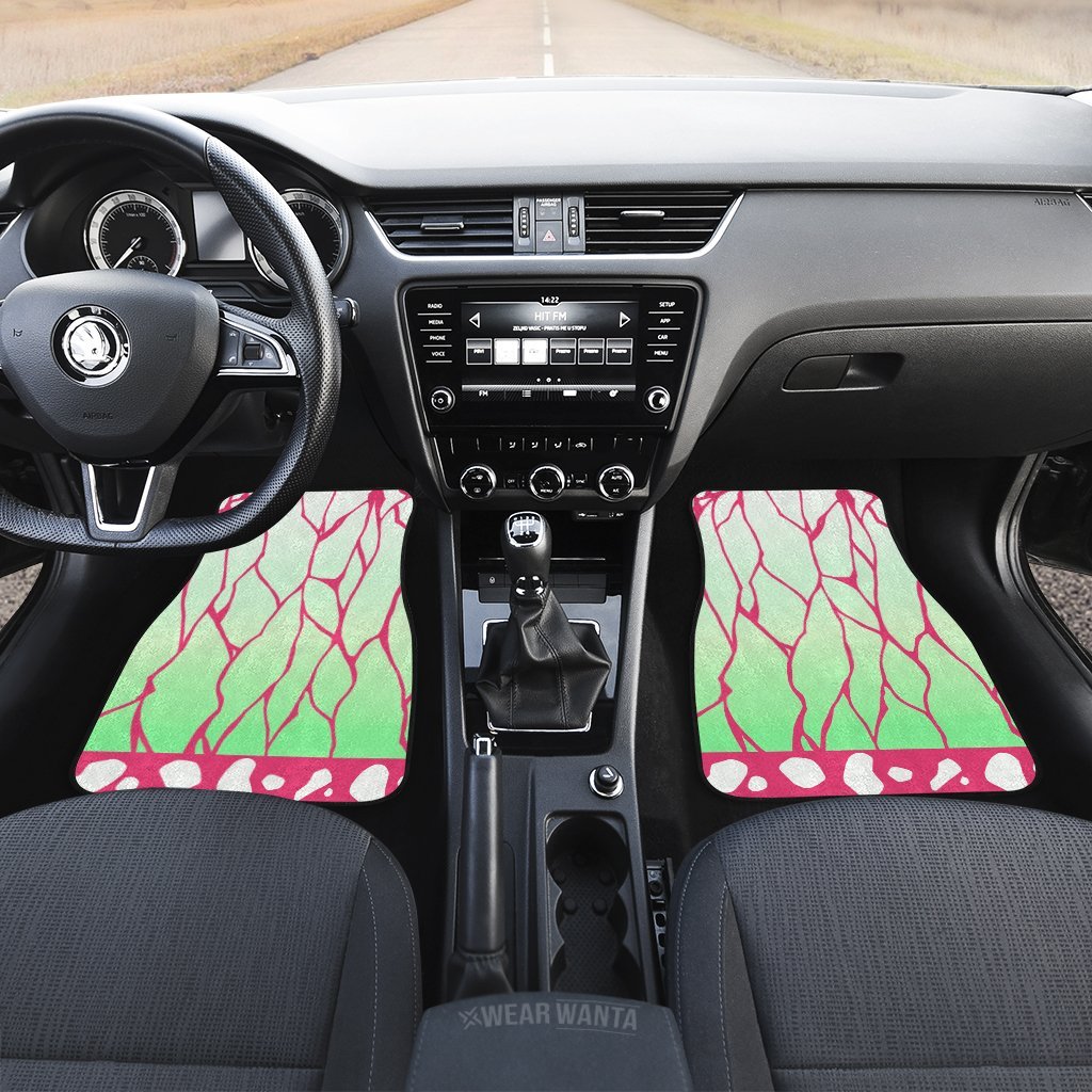 Uniform Kanao Tsuyuri Car Floor Mats Custom Demon Slayer Anime Car Accessories Anime Gifts-Gear Wanta