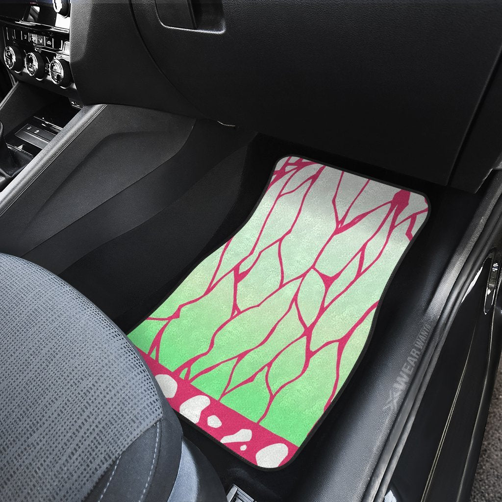 Uniform Kanao Tsuyuri Car Floor Mats Custom Demon Slayer Anime Car Accessories Anime Gifts-Gear Wanta