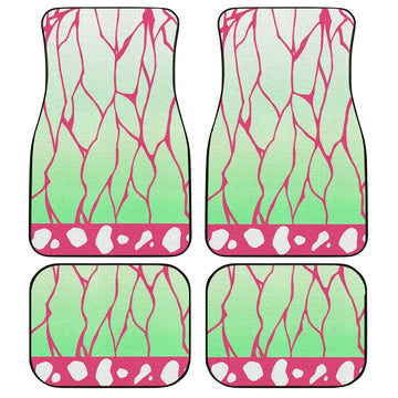 Uniform Kanao Tsuyuri Car Floor Mats Custom Demon Slayer Anime Car Accessories Anime Gifts-Gear Wanta
