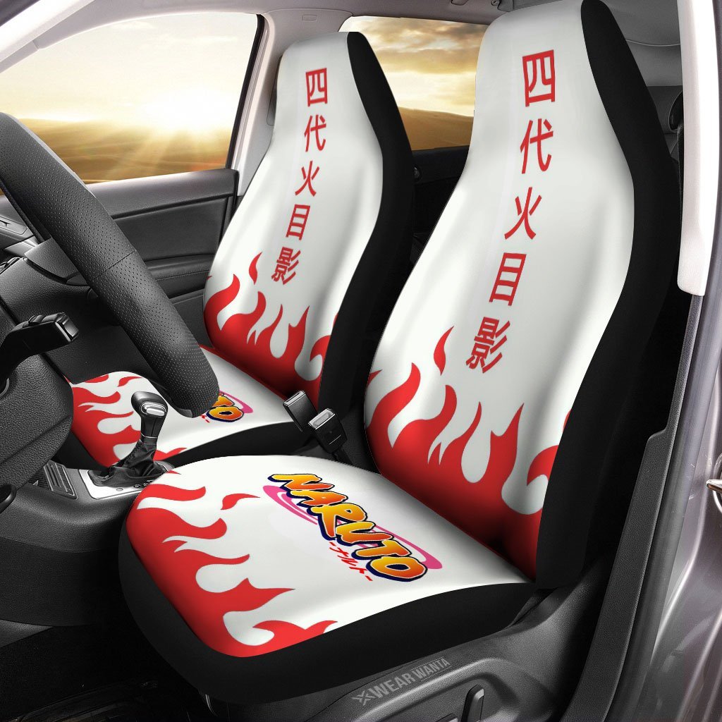 Uniform Minato Car Seat Covers Custom NRT Anime Car Accessories Anime Gifts-Gear Wanta