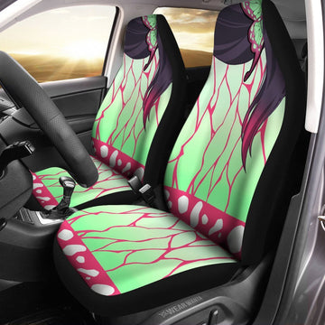 Uniform Mix Hair Kanao Car Seat Covers Custom Demon Slayer Anime Car Accessories Anime Gifts-Gear Wanta