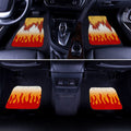 Uniform Mix Hair Rengoku Car Floor Mats Custom Demon Slayer Anime Car Accessories Anime Gifts-Gear Wanta