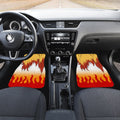 Uniform Mix Hair Rengoku Car Floor Mats Custom Demon Slayer Anime Car Accessories Anime Gifts-Gear Wanta