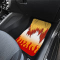 Uniform Mix Hair Rengoku Car Floor Mats Custom Demon Slayer Anime Car Accessories Anime Gifts-Gear Wanta