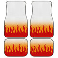 Uniform Rengoku Car Floor Mats Custom Demon Slayer Anime Car Accessories Anime Gifts-Gear Wanta