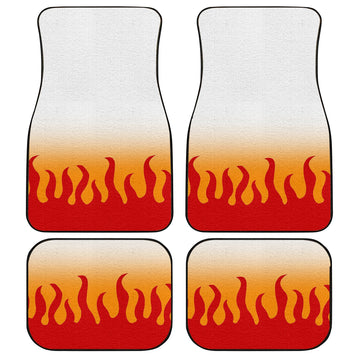 Uniform Rengoku Car Floor Mats Custom Demon Slayer Anime Car Accessories Anime Gifts-Gear Wanta