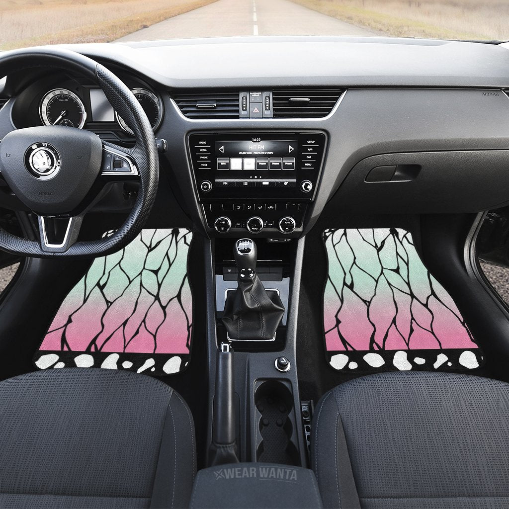 Uniform Shinobu Car Floor Mats Custom Demon Slayer Anime Car Accessories Anime Gifts-Gear Wanta