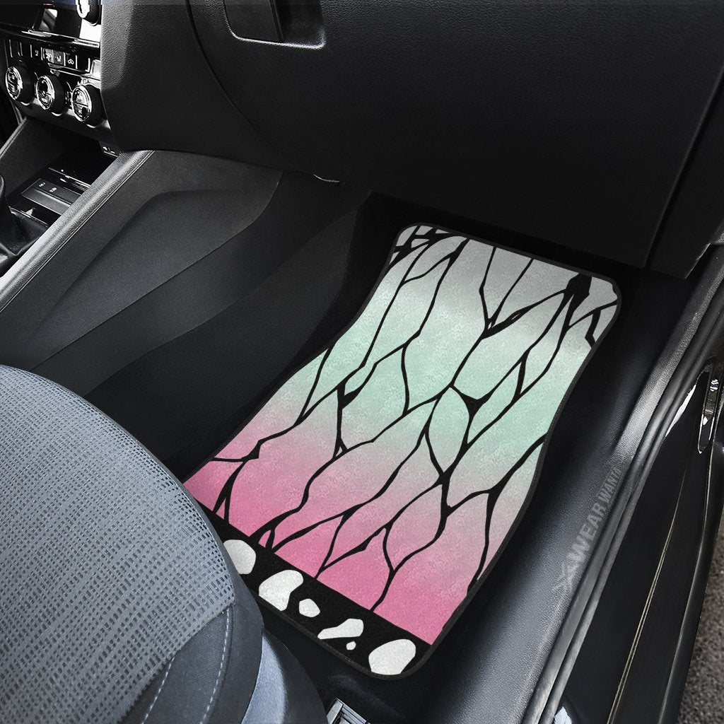 Uniform Shinobu Car Floor Mats Custom Demon Slayer Anime Car Accessories Anime Gifts-Gear Wanta