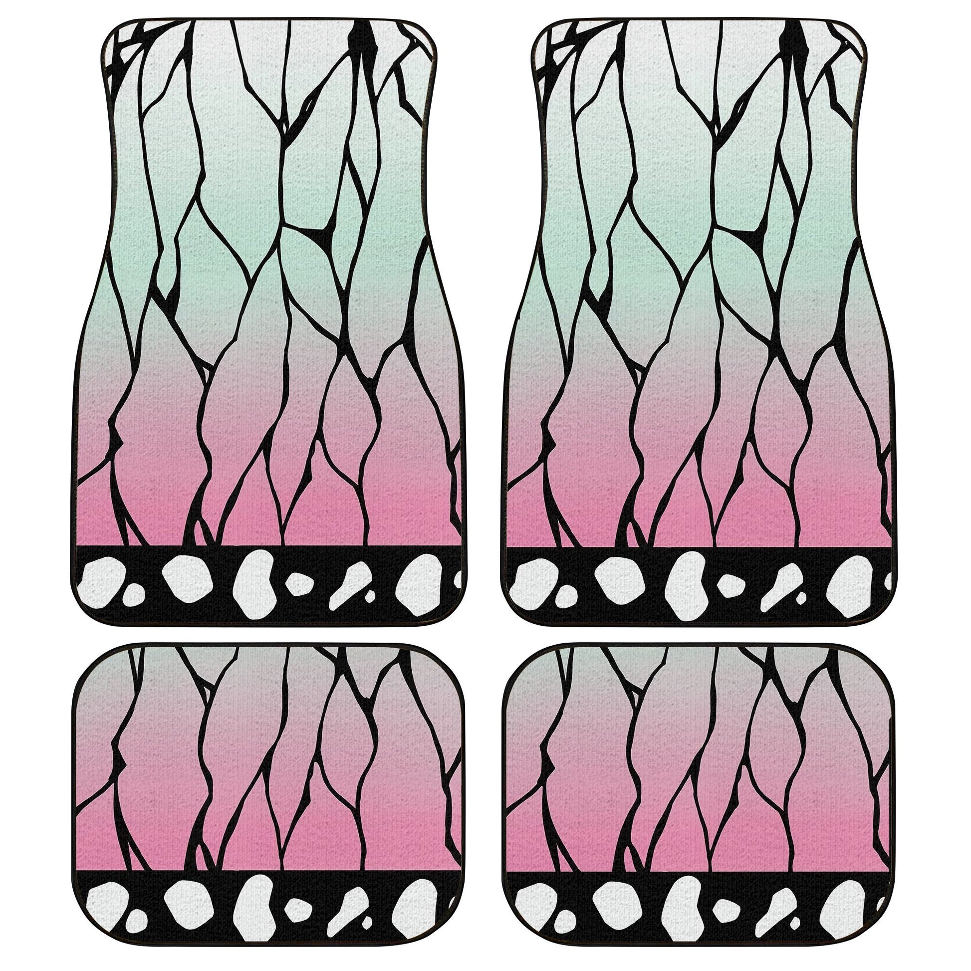 Uniform Shinobu Car Floor Mats Custom Demon Slayer Anime Car Accessories Anime Gifts-Gear Wanta