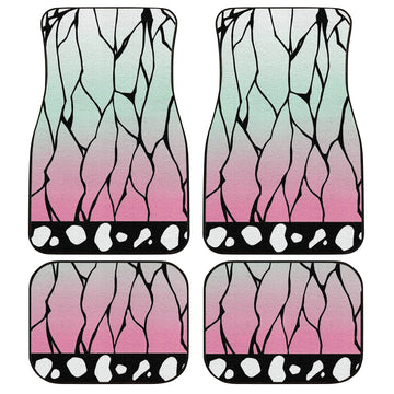 Uniform Shinobu Car Floor Mats Custom Demon Slayer Anime Car Accessories Anime Gifts-Gear Wanta