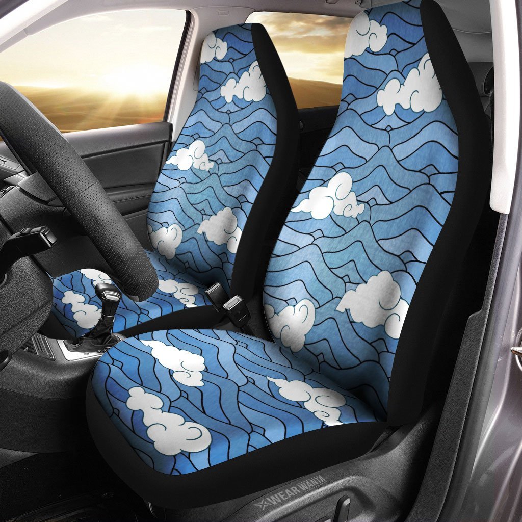 Urokodaki Car Seat Covers Custom Urokodaki Uniform Demon Slayer Anime Car Accessories Anime Gifts-Gear Wanta