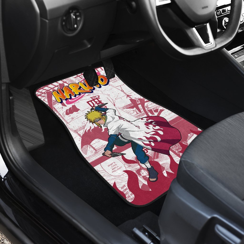 Uzumaki Minato Car Floor Mats NRT Anime Car Accessories-Gear Wanta