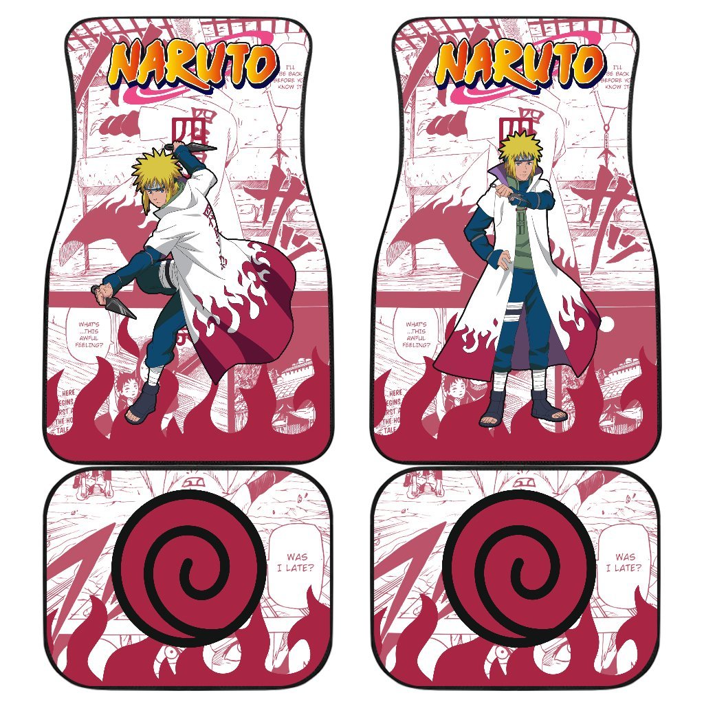 Uzumaki Minato Car Floor Mats NRT Anime Car Accessories-Gear Wanta