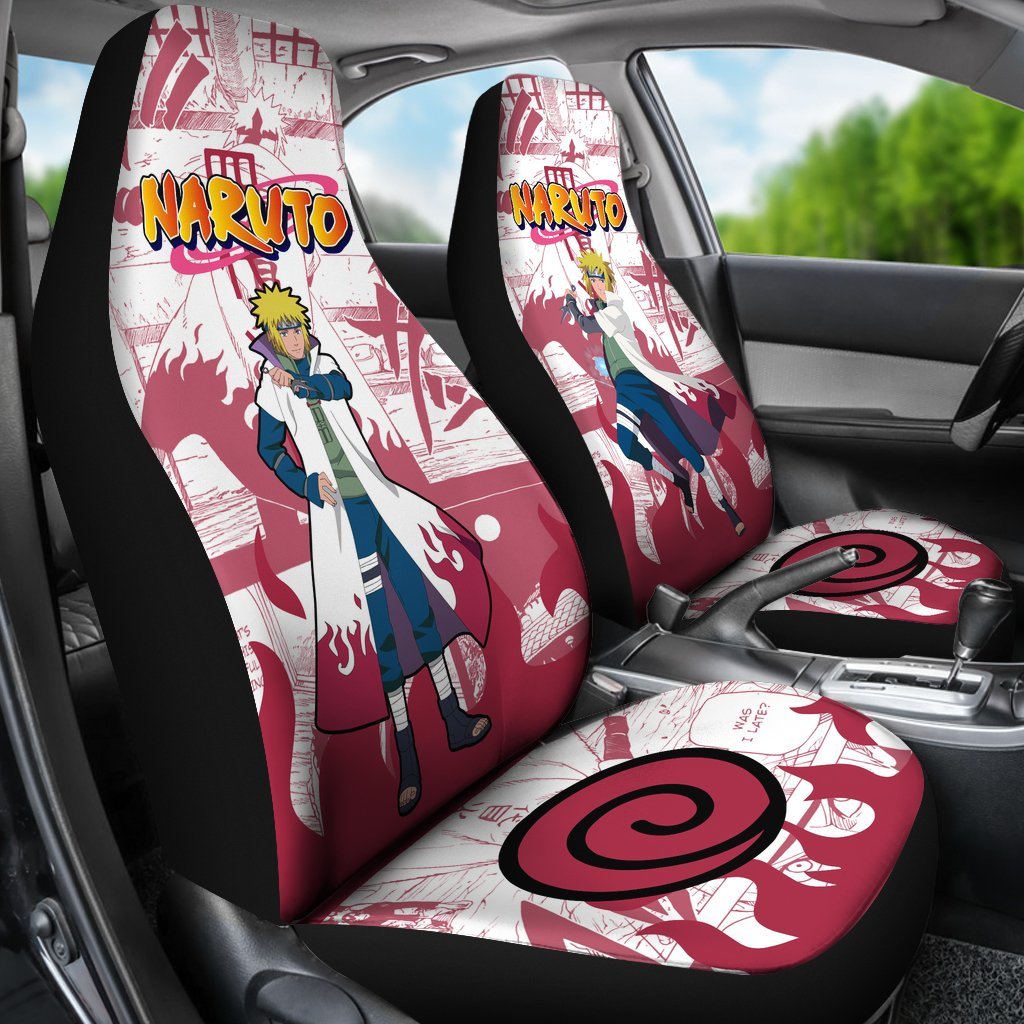 Uzumaki Minato Car Seat Covers NRT Anime Car Accessories-Gear Wanta